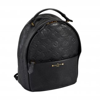 Louis Vuitton Sorbonne Backpack Monogram Empreinte Leder Rucksack Schwarz Second Hand 2