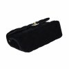 CHANEL Timeless Mini Rectangular Classic Flap Bag Samt Handtasche Schwarz Second Hand 5