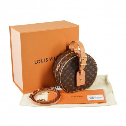 Louis Vuitton Petite Boite Chapeau Monogram Canvas Handtasche Second Hand 14257 1