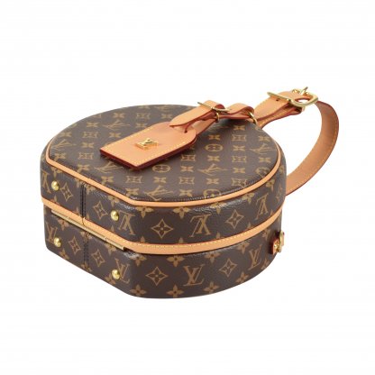 Louis Vuitton Petite Boite Chapeau Monogram Canvas Handtasche Second Hand 14257 4