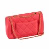 CHANEL Diana Jersey Flap Bag Handtasche Coral Second Hand 14954 4