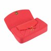 CHANEL Diana Jersey Flap Bag Handtasche Coral Second Hand 14954 8