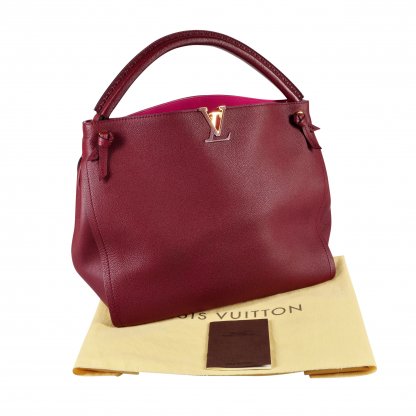 Louis Vuitton Tournon Hobo Bag Leder Handtasche Bordeaux Second Hand 14953 1