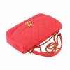 CHANEL Diana Jersey Flap Bag Handtasche Coral Second Hand 14954 7
