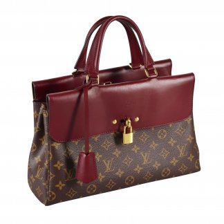 Louis Vuitton Venus Monogram Canvas Leder Handtasche Raisin Bordeaux Rot Second Hand 15042 2