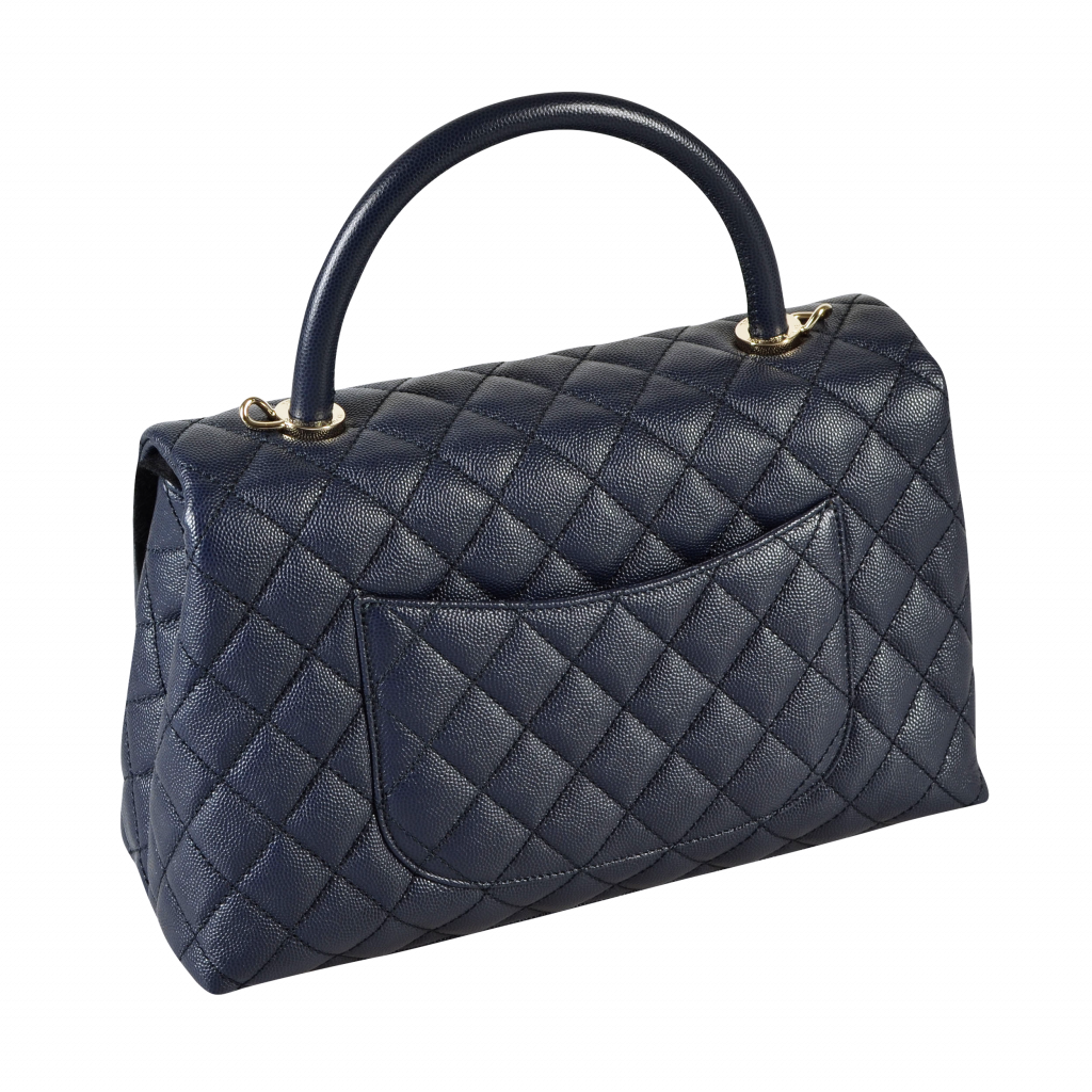 CHANEL Coco Handle Medium Flap Bag Handtasche Baselle