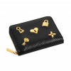 Louis Vuitton Small Zippy Coin Purse Love Lock Epi Leder Geldbörse Schwarz Second Hand 15151 2