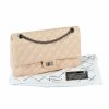 CHANEL 2.55 Reissue Flap Bag 226 Leder Handtasche Beige Nude Second Hand 15043 0