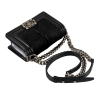 CHANEL Boy Bag Small Goat Hair Handtasche Schwarz Second Hand 15363 6