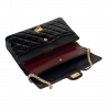 CHANEL 2.55 Reissue Double Flap Bag Lackleder Handtasche Schwarz Second Hand 15535 8