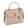 Louis Vuitton Lockme Ever MM Leder Handtasche Greige Second Hand 15835 2