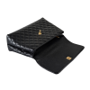 CHANEL Coco Handle Large Flap Bag Leder Handtasche Schwarz Second Hand 15929 6