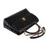 CHANEL Coco Handle Large Flap Bag Leder Handtasche Schwarz Second Hand 15929 5