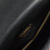 CHANEL Coco Handle Large Flap Bag Leder Handtasche Schwarz Second Hand 15929 8