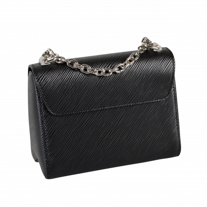 Louis Vuitton Twist PM Epi Leder Handtasche Schwarz Silber Second Hand 15928 3