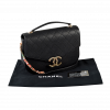 CHANEL Coco Curve Flap Bag Caviar Leder Handtasche Schwarz Second Hand 16134 1