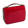 Louis Vuitton Cherrywood BB Vernis Leder Handtasche Rot Second Hand 16061 3