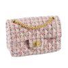 CHANEL 2.55 Reissue Mini Flap Bag Tweed Handtasche Bunt Second Hand 16026 2