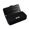 CHANEL Jersey Flap Bag Handtasche Schwarz Second Hand 16133 7