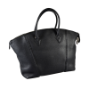 Louis Vuitton Lockit MM Taurillon Leder Handtasche Schwarz Second Hand 16077 2