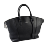 Louis Vuitton Lockit MM Taurillon Leder Handtasche Schwarz Second Hand 16077 1
