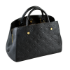 Louis Vuitton Montaigne BB Monogram Empreinte Leder Handtasche Schwarz Second Hand 16269 2