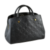 Louis Vuitton Montaigne BB Monogram Empreinte Leder Handtasche Schwarz Second Hand 16269 3