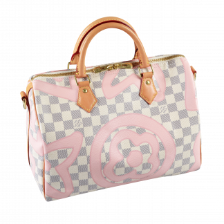 Louis Vuitton Speedy 30 Damier Azur Tahitienne Handtasche Second Hand 16129 3