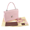 Louis Vuitton Lockme II Leder Handtasche Rose Ballerine Second Hand 16394 1
