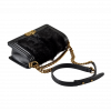 Chanel Boy Calf Hair Medium Flap Bag Leder Handtasche Schwarz Second Hand 16549 6