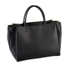 Louis Vuitton Lockmeto Leder Handtasche Schwarz Second Hand 16575 3