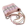 CHANEL Gabrielle Small Hobo Bag Tweed Handtasche Rosa Second Hand 16500 6
