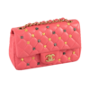CHANEL Lucky Charm Mini Flap Bag Rosa Leder Handtasche Second Hand 16609 2