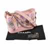 CHANEL Gabrielle Small Hobo Bag Tweed Handtasche Rosa Second Hand 16500 1
