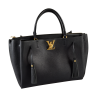 Louis Vuitton Lockmeto Leder Handtasche Schwarz Second Hand 16575 2