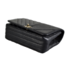 CHANEL Chevron Rectangular Mini Flap Bag Leder Handtasche Schwarz Second Hand 16670 3