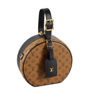 Louis Vuitton Petite Boite Chapeau Monogram Reverse Canvas Handtasche Second Hand 15836 1