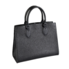 Louis Vuitton Lockme Tote PM Leder Handtasche Schwarz Second Hand 16939 3