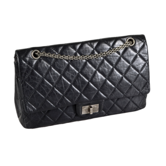 CHANEL 2.55 Reissue Maxi Dobule Flap Bag Schwarz Second Hand 17051 1