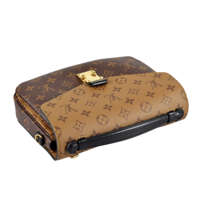 Louis Vuitton Pochette Metis Monogram Reverse Handtasche Braun Second Hand 16802 6