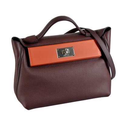 Hermes 24:24 - 29 Colorblock Togo Leder Handtasche 17150 1