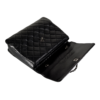 CHANEL Large Trendy CC Top Handle Flap Bag Leder Handtasche Schwarz Second Hand 17243 6