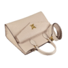 Louis Vuitton Lockme Tote MM Leder Handtasche Greige Second Hand 17592 6