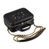 CHANEL Small Vanity Filigree Bag Leder Handtasche Schwarz Second Hand 17864 6