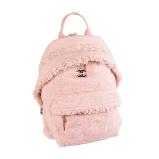 Chanel Rucksack Baumwolle Rosa Second Hand 17976 1