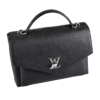 Louis Vuitton Mylockme Leder Handtasche Schwarz Second Hand 18021