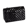 CHANEL 2.55 Mini So Black Leder Handtasche Second Hand 18314 2