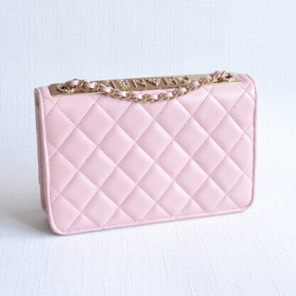 CHANEL Trendy WOC Wallet On Chain Rosa Leder Handtasche Second Hand 1 18128 2