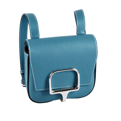 Hermès Della Cavalleria Leder Handtasche New Bleu Jean 18232 1