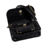 CHANEL Mini Business Affinity Leder Handtasche Schwarz Second Hand 18543 6
